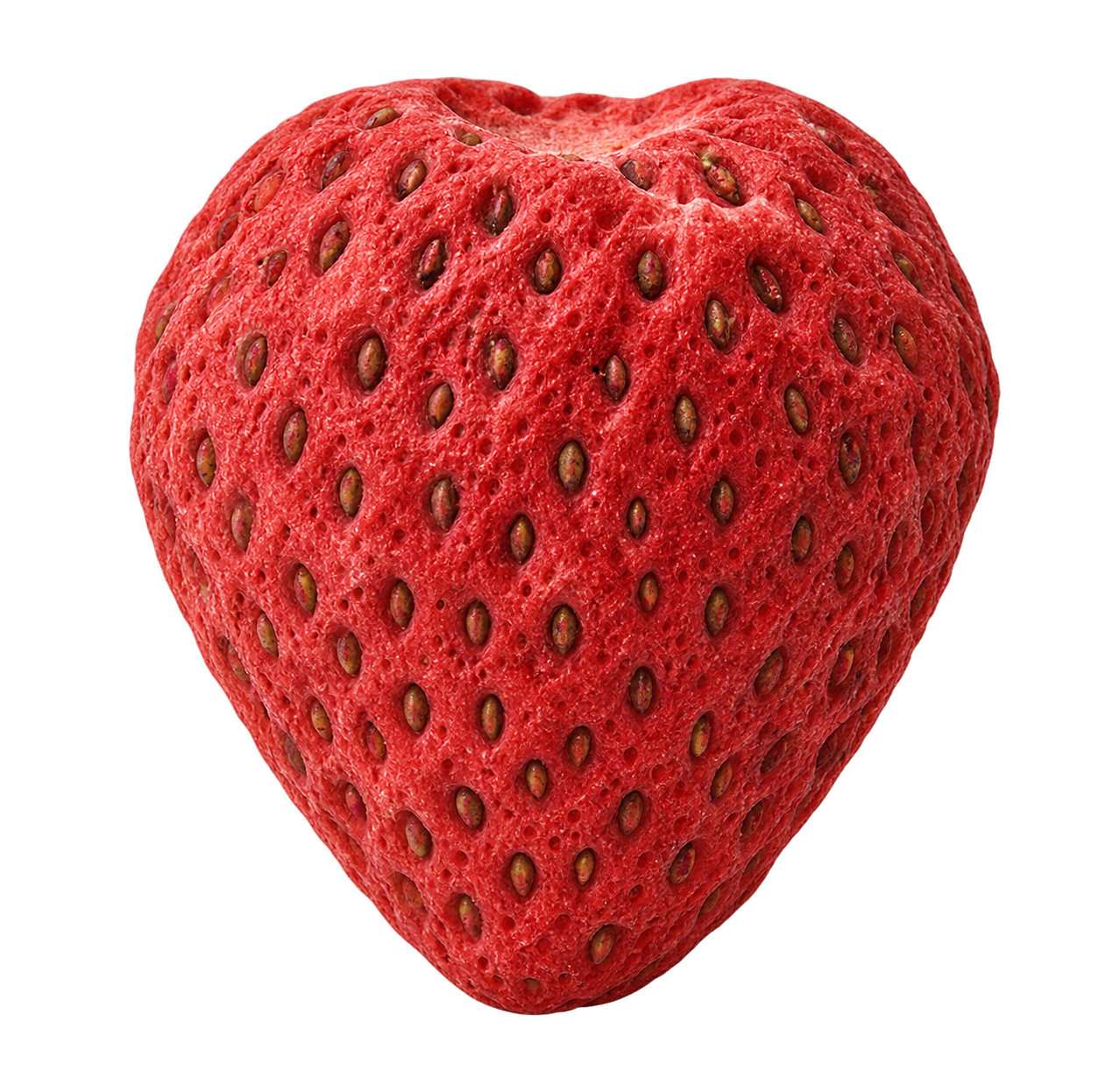 Matte dried whole strawberry